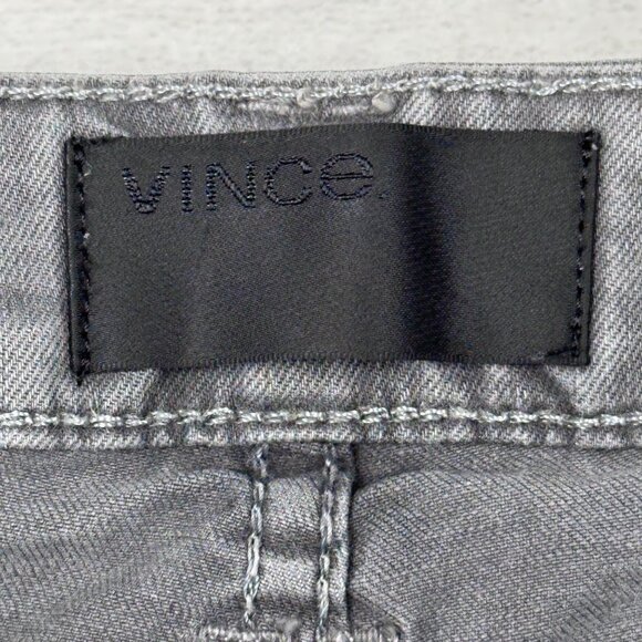 Vince Womens Skinny Jeans Grey Size 25 Stretch Low Rise Grunge Streetwearcore - Picture 4 of 10